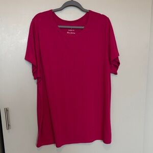 Torrid Fuchsia Short Sleeve Tee